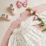 EVELINA HAND-SMOCKED ROMPER