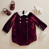 LORETTA VELVET ROMPER