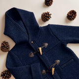 NAVY LUDO DUFFLE COAT