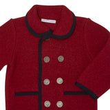 BURGUNDY VALDON SHORT COAT
