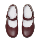 LUCA & LUCA burgundy mary janes