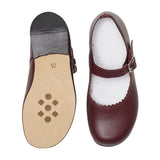 LUCA & LUCA burgundy mary janes