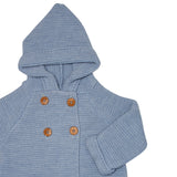 BLUE FINISTERRE HOODED JACKET