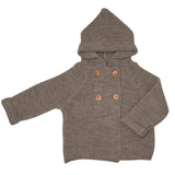CHOCOLATE FINISTERRE HOODED JACKET