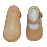 LUCA & LUCA camel mary janes pram shoes