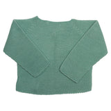LUCA & LUCA Mint Palma cardigan back
