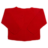 LUCA & LUCA Red Palma cardigan back