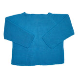LUCA & LUCA Sea blue Palma cardigan back