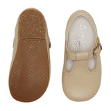 LUCA & LUCA beige t-bar shoes