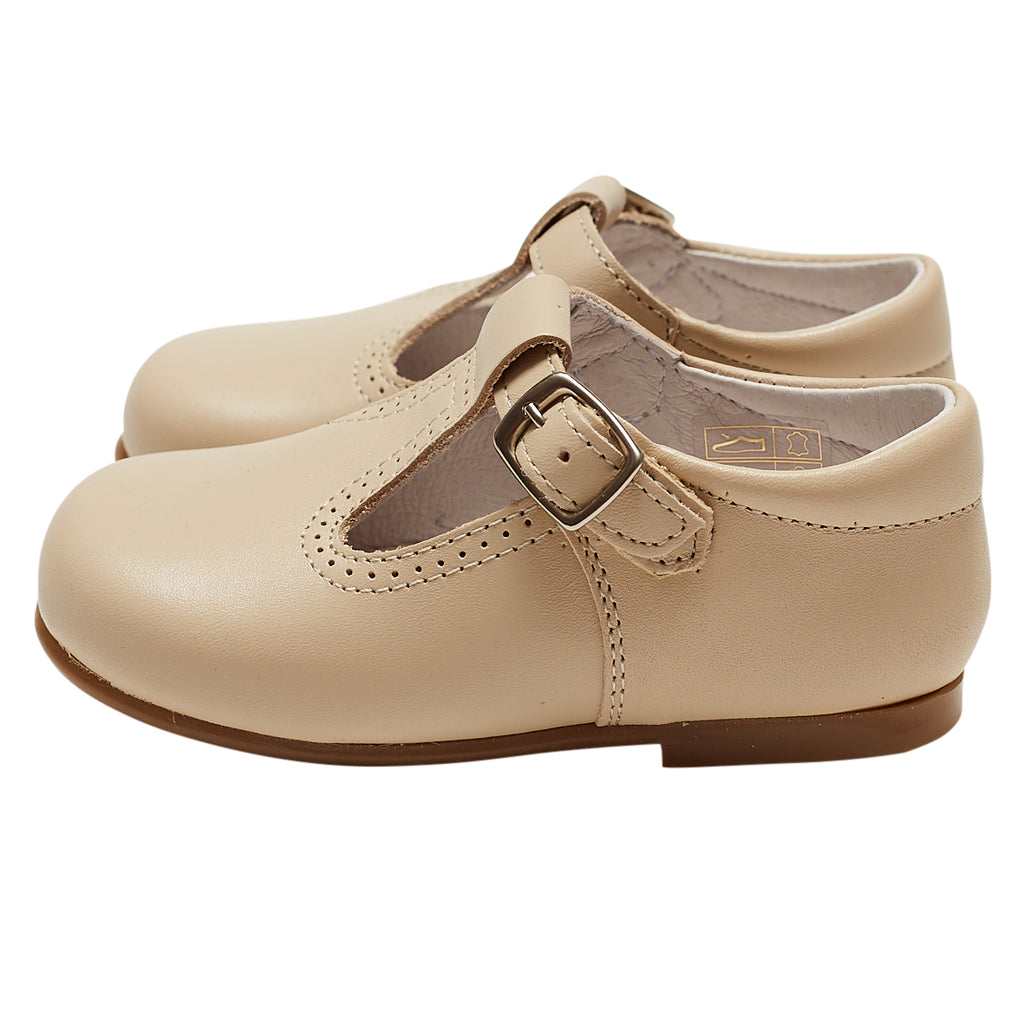 CAMEL T BAR SHOES