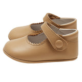 LUCA & LUCA camel mary janes pram shoes