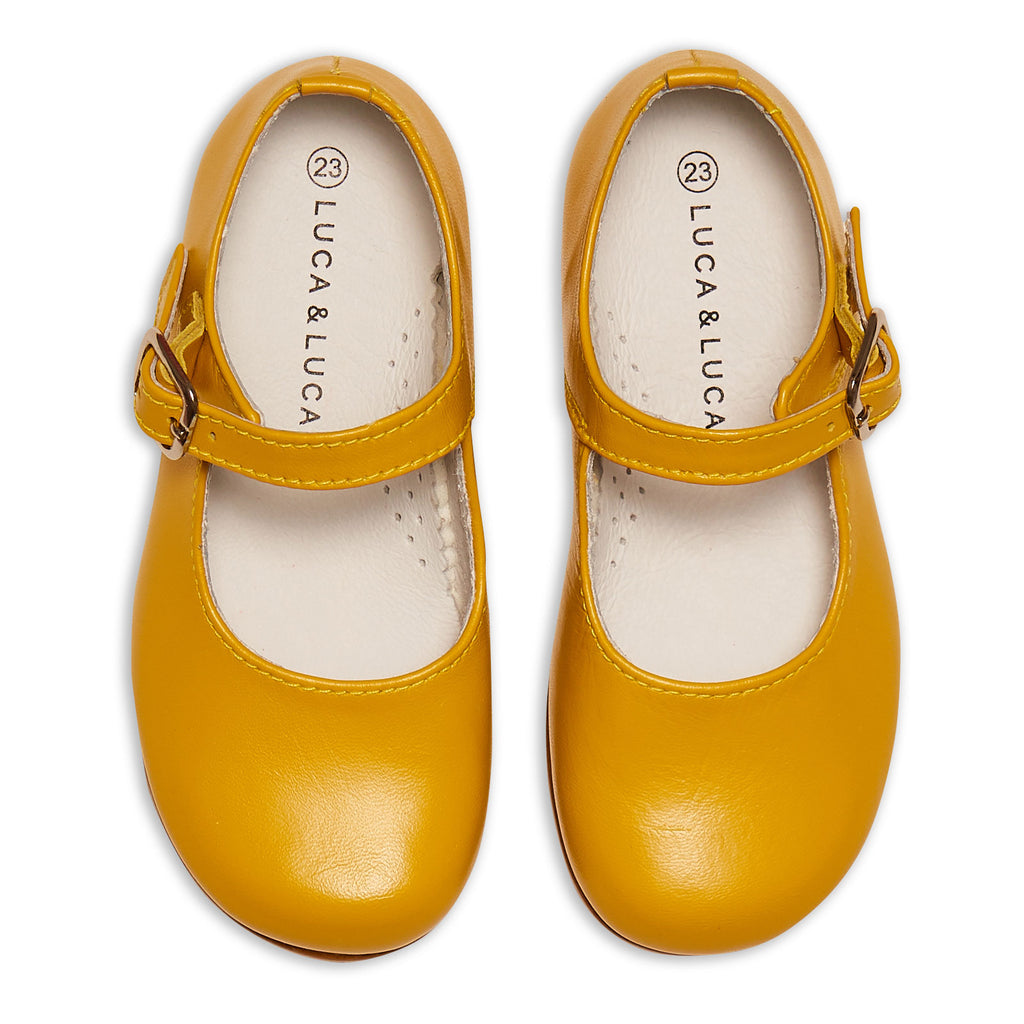 Yellow mary hot sale jane flats