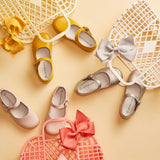 SILVER MARY-JANE SHOES