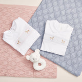 CABALLO HAND-SMOCKED PINK BABYGROW