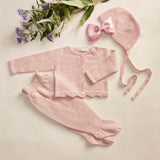 DUSTY PINK LUNETTA BABY SET