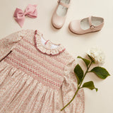 VITTORIA HAND-SMOCKED DRESS