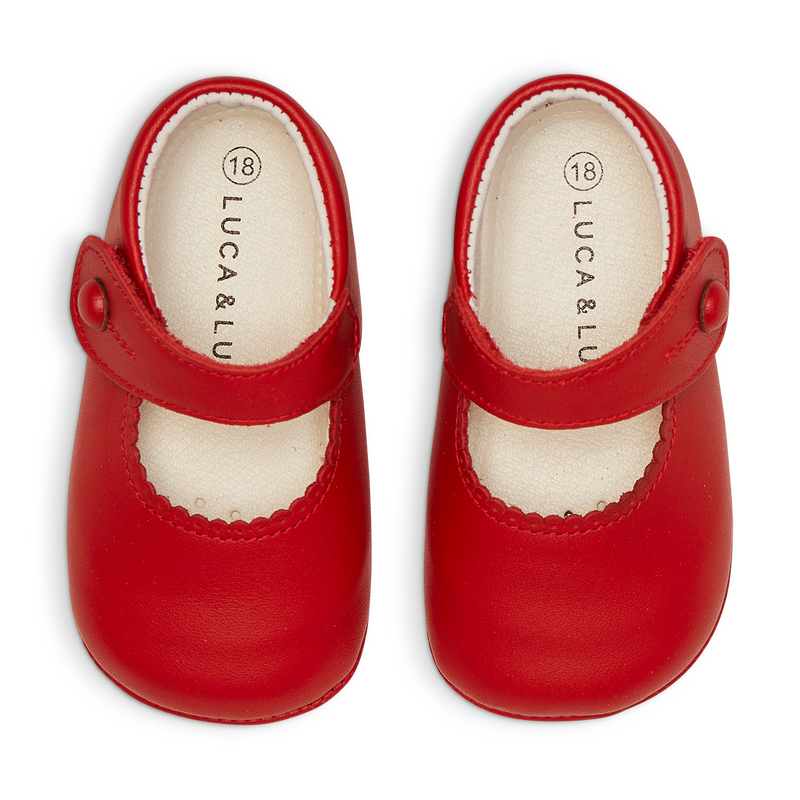 LUCA & LUCA red pram shoes