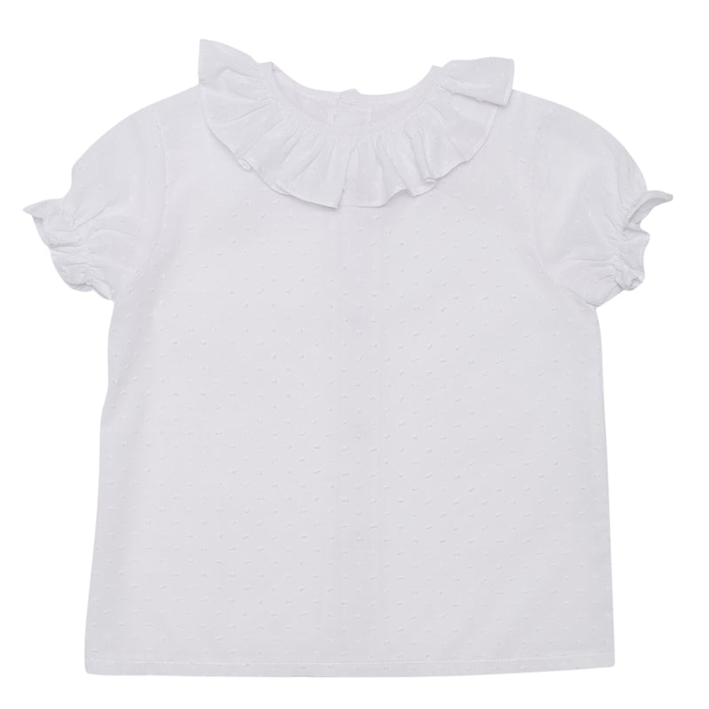 LUCA & LUCA white girls blouse