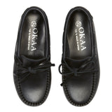 LUCA & LUCA navy nappa loafers