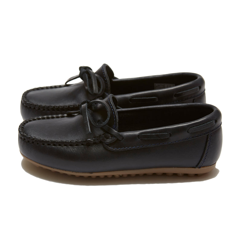 LUCA & LUCA navy nappa loafers